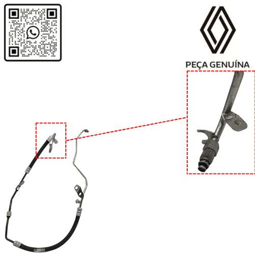 RN 615275 8200615275 MANGUEIRA DA DIRE€AO HIDR. LOGANSANDERO 1.6 8V 07-14 - 2
